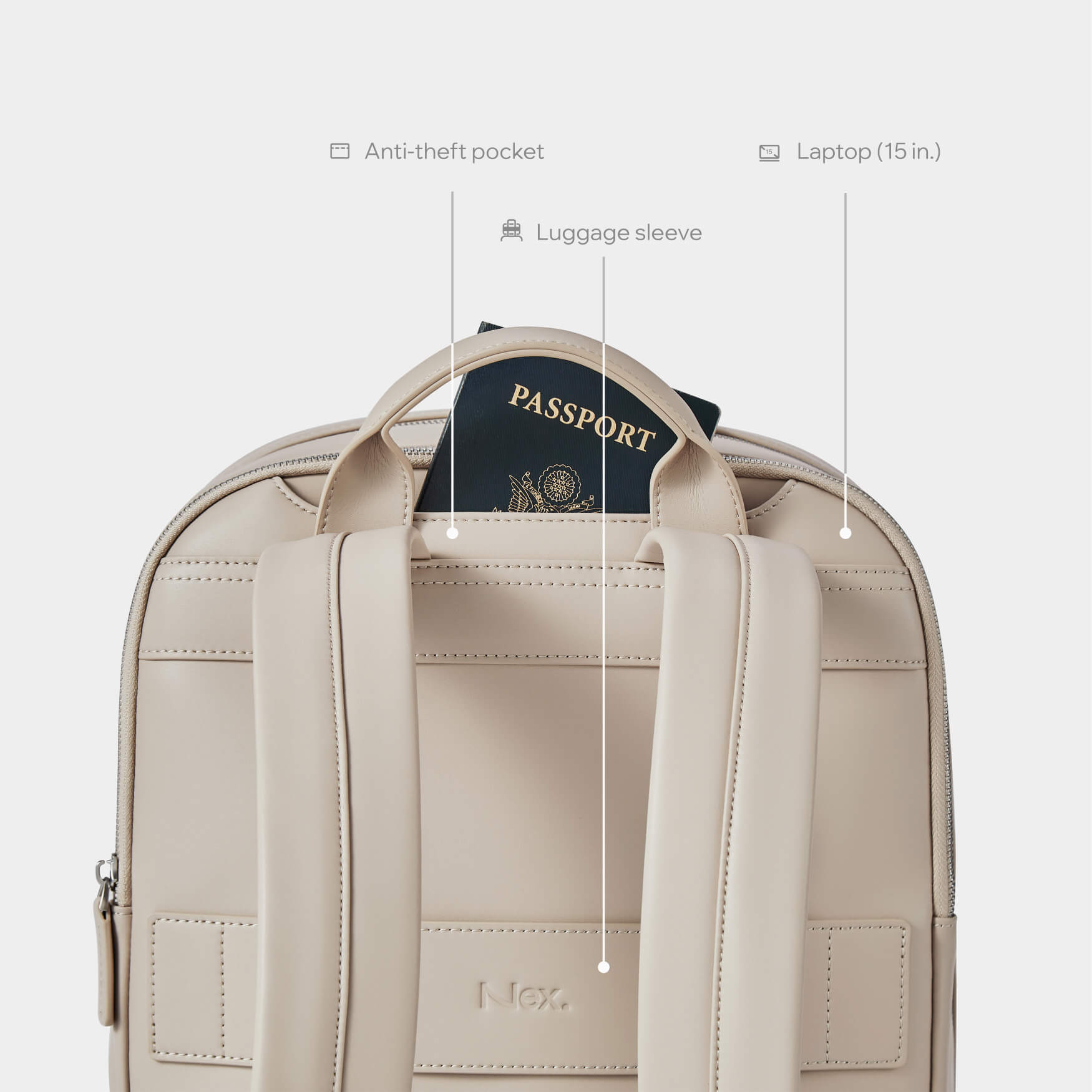 Explorer Backpack | Kapalua Travertine