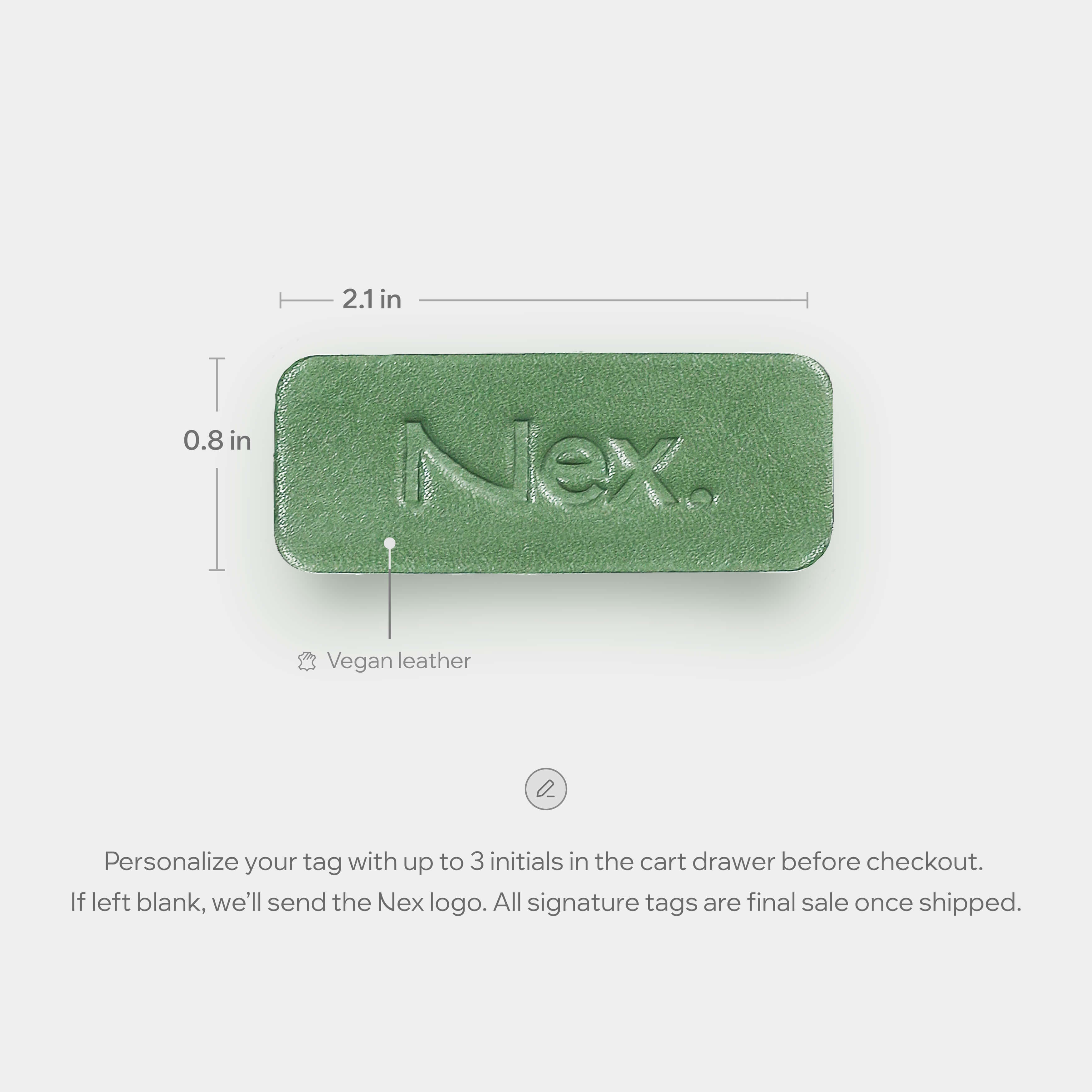 Luggage Signature Tag - Japan Edition | Matcha Green