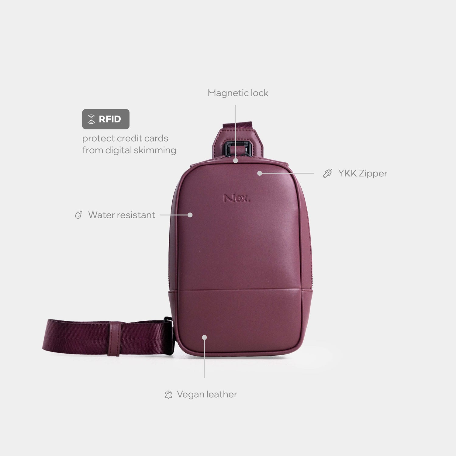Japan Magnetic Chest Bag