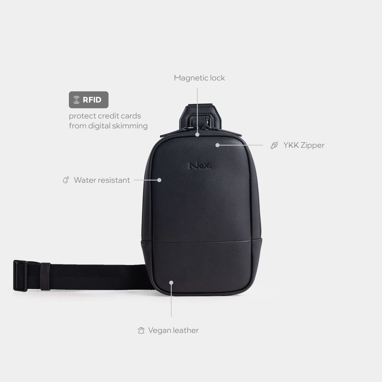 Japan Magnetic Chest Bag