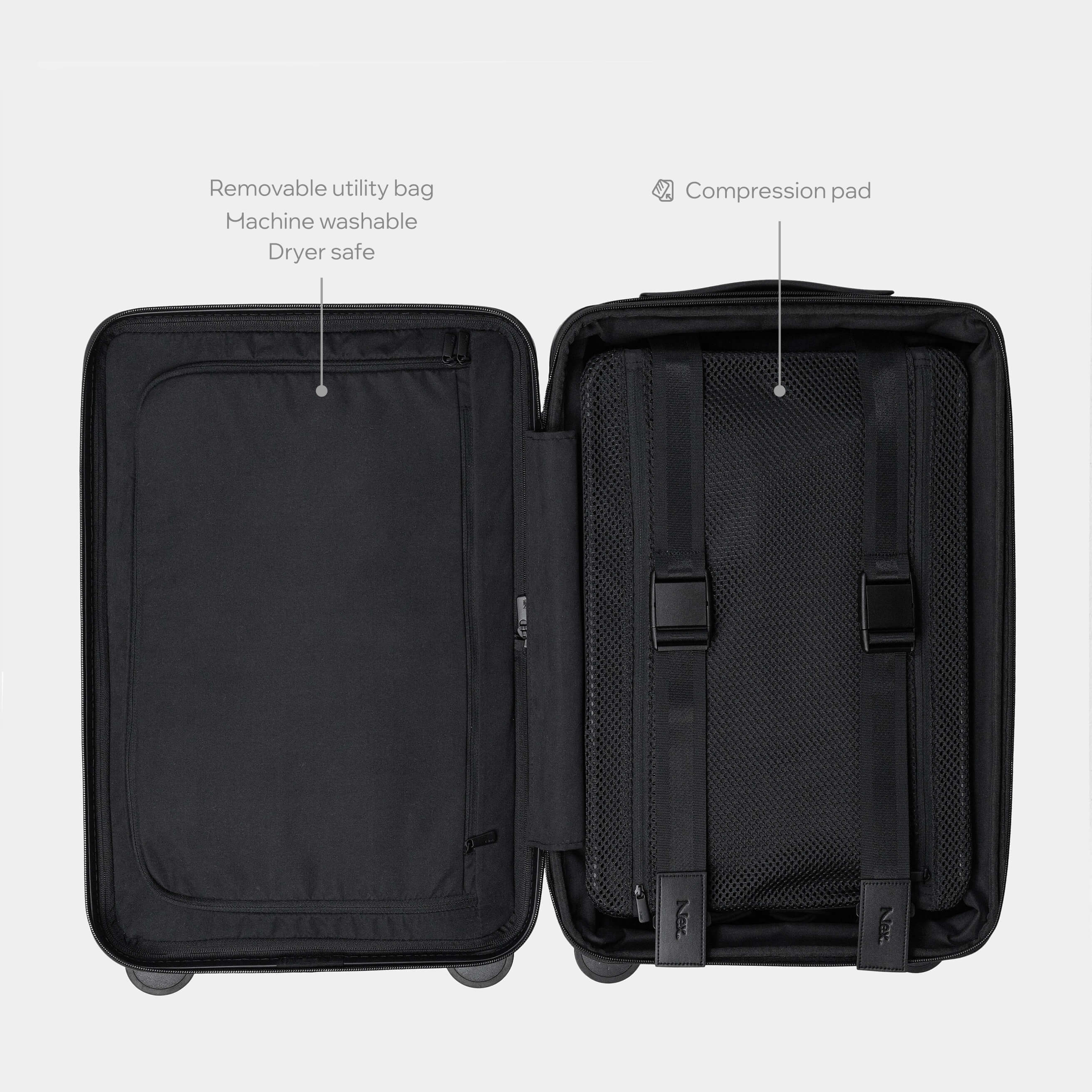 You　black mean ケース LUGGEX ZX Bigger Carry-On 21